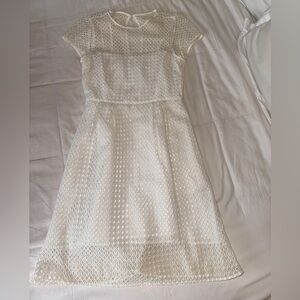 J.Crew White Eyelet Lace Dress